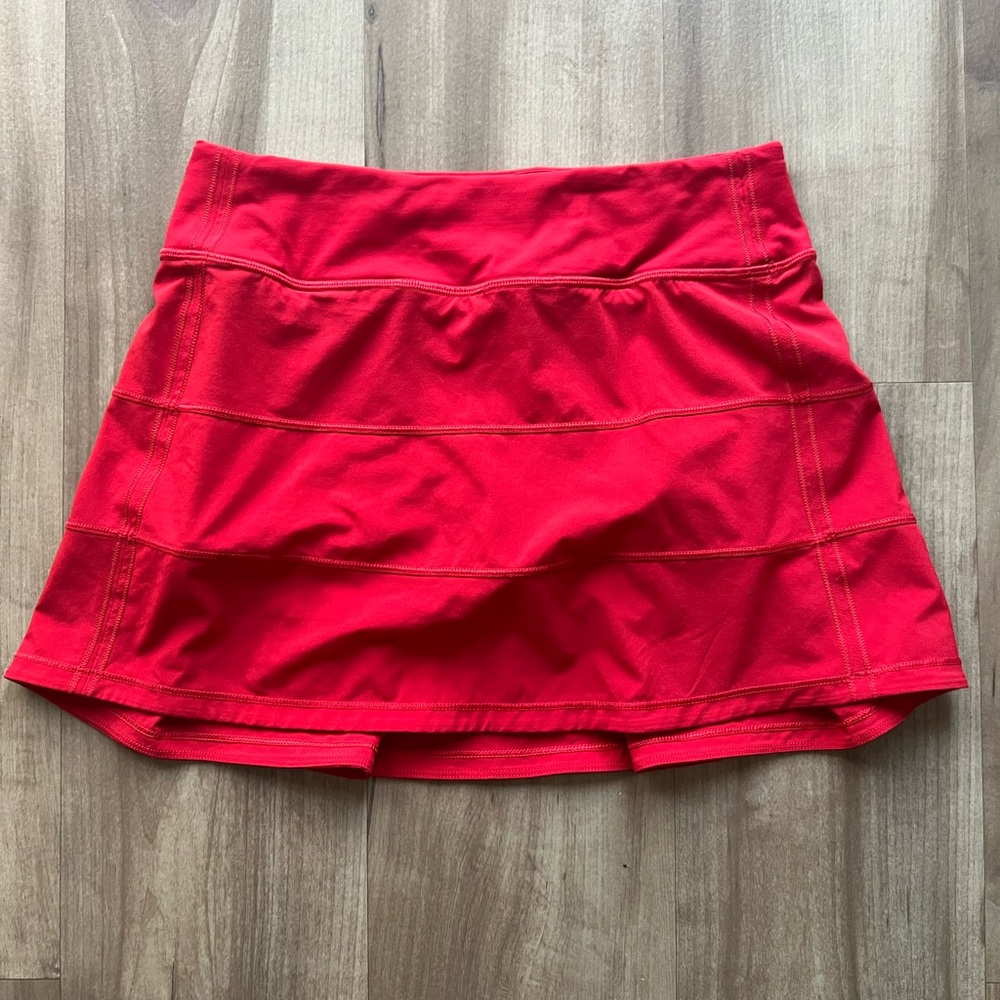 Lululemon Pace Rival Skirt in Dark Red Size 4 Long